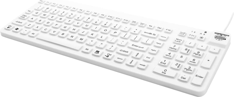 MAN & MACHINE Medizinische Tastatur – Wasserfest, USB-Anschluss