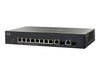 Cisco 10-Port Gigabit Switch – Smart, PoE-Unterstützung