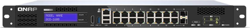QNAP Netzwerk-Switch – 16 Anschlüsse, PoE-Unterstützung