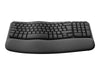 Logitech Ergonomische Tastatur – Kabellos, komfortables Design