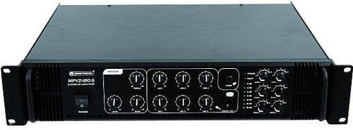 OMNITRONIC Audioverstärker – 180 W Leistung, Mikrofon-Eingang
