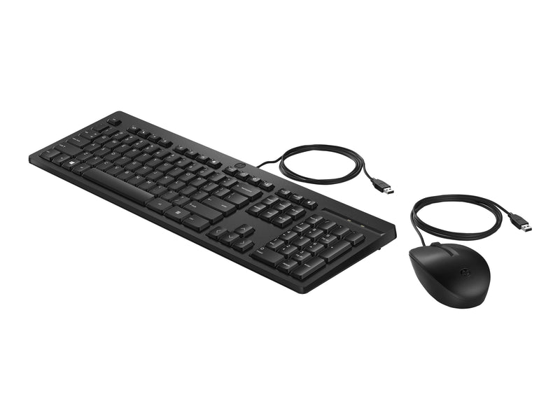 HP Tastatur-und-Maus-Set – Beidhändig, komfortables 3-Zonen-Layout