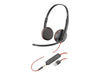 HP Poly Blackwire 3225 Headset – USB-Anschluss, Stereo-Sound