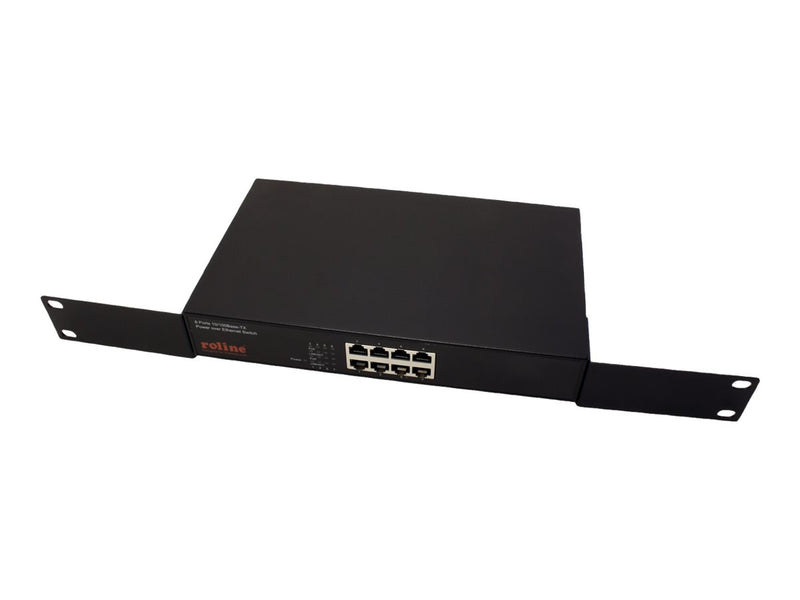 ROLINE PoE Fast Ethernet Switch – 8 Ports, 130W Leistung
