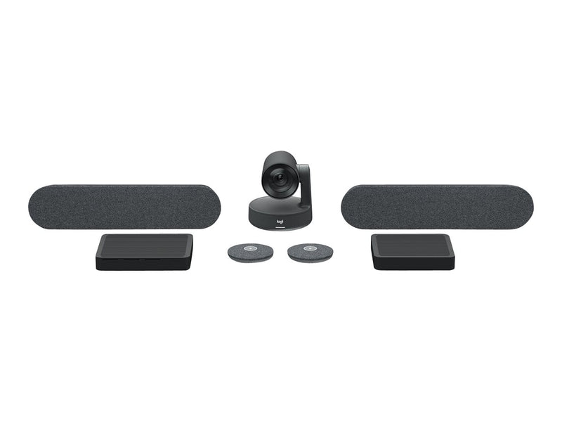 Logitech Rally Plus Videokonferenz-Kit – 4K Video, klare Sprachübertragung