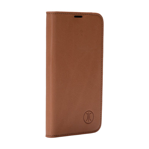 JT BERLIN Echtleder BookCase – Schützt Ihr iPhone 16 Plus stilvoll