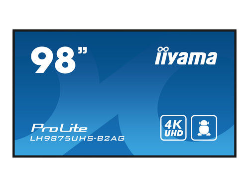 Iiyama 98" Digital Signage Display – 4K UHD, integrierter Mediaplayer