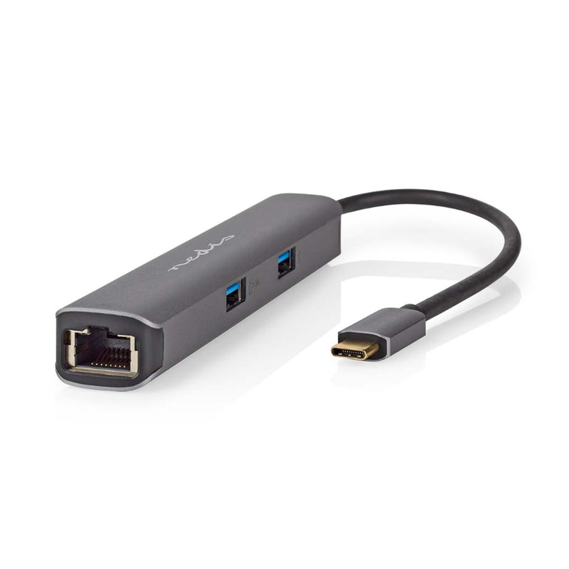 NEDIS USB Multi-Port-Adapter – 6-in-1, HDMI & Ethernet