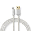 NEDIS Lightning-Kabel – 3 m Länge, USB zu Apple Lightning