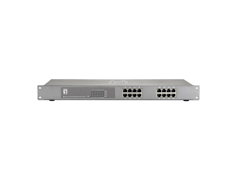 LevelOne 16-Port Ethernet Switch – Stromversorgung über Netzwerk