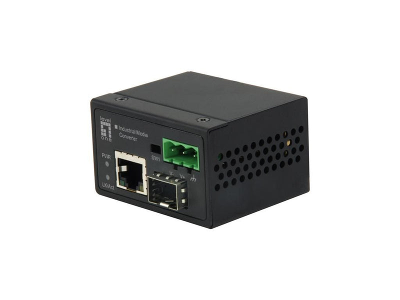 LevelOne Medienkonverter – 100Mb LAN, DIN-Schienenmontage