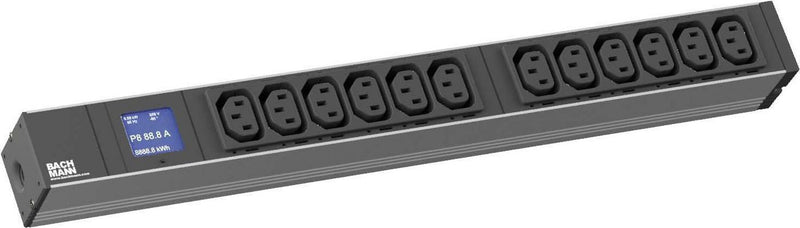 Bachmann Steckdosenleiste – 12 Anschlüsse, Rack-einbaufähig