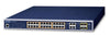 Planet Technology Netzwerk-Switch – 24 PoE+ Ports, Gigabit Ethernet