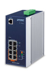 PLANET TECHNOLOGY Netzwerk-Switch – 4 PoE-Ports, DIN-Schiene