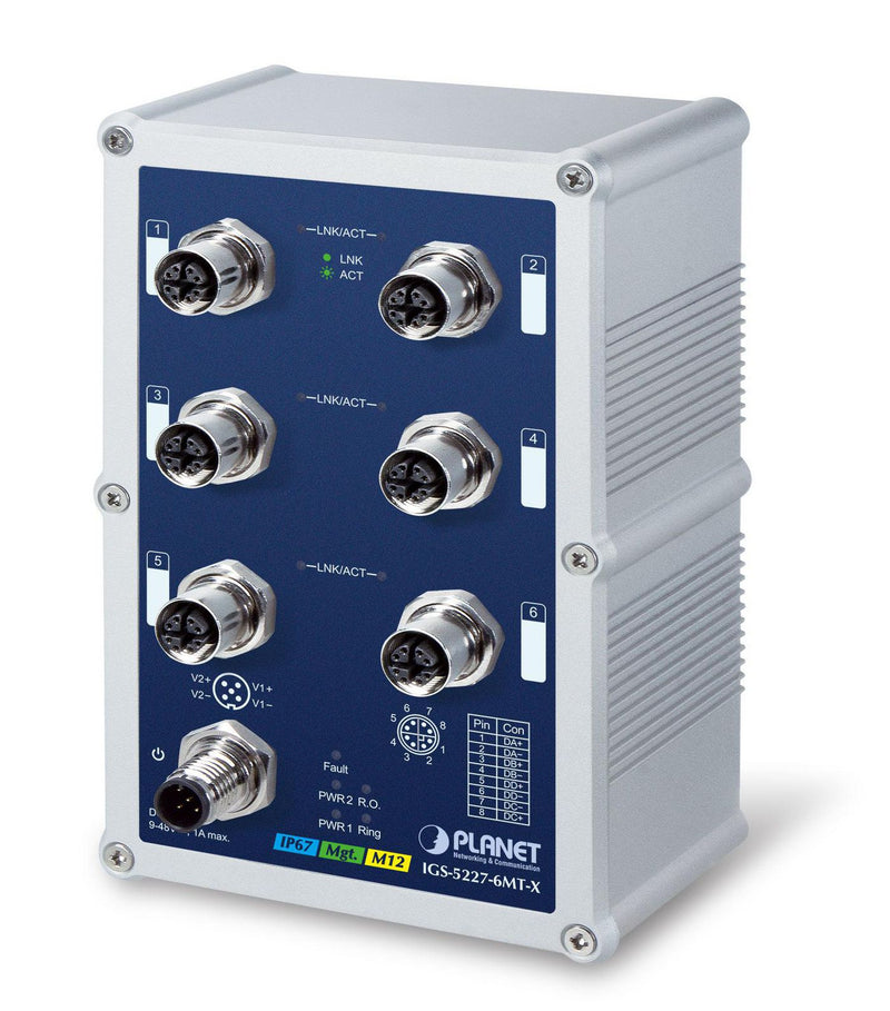 Planet Technology Netzwerk-Switch – 6-Port, robustes Design