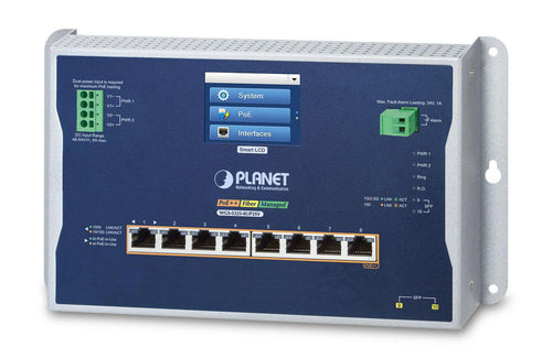 Planet Technology Netzwerk-Switch – 8 Ports, PoE-Unterstützung