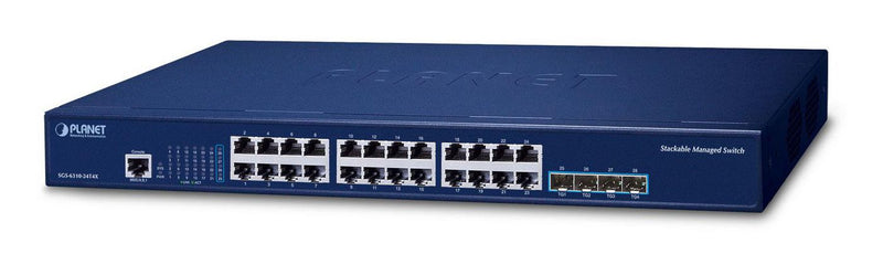 Planet Technology Netzwerk-Switch – 24 Ports, 10G SFP+