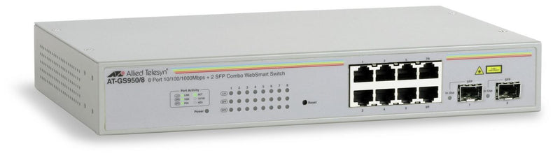 Allied Telesis Netzwerk-Switch – 8 Anschlüsse, Gigabit Ethernet