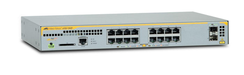 Allied Telesis Netzwerk-Switch – 16 PoE-Ports, 2 SFP-Uplink