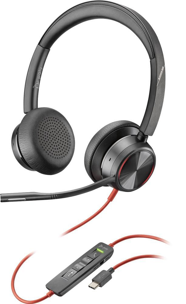 POLY Blackwire 8225 Headset – Geräuschunterdrückung, USB-C