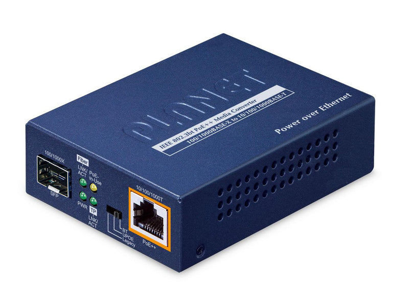 Planet Technology Medienkonverter – 1000 Mbit/s, PoE-Unterstützung