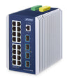 PLANET Technologie Netzwerk-Switch – 16 Ports, Cloud-verwaltet