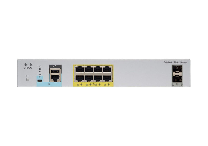 Cisco Netzwerk-Switch – Kompakt, leise, 8 Anschlüsse
