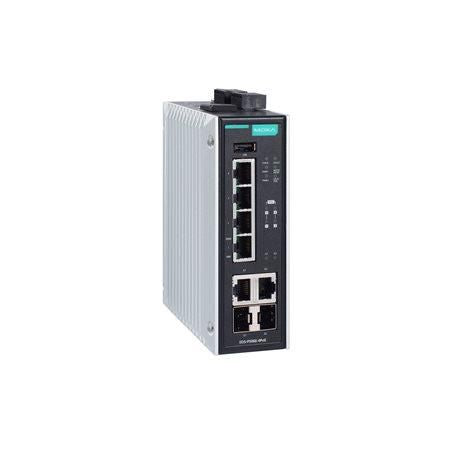 MOXA Ethernet-Switch – 4 PoE+ Ports, Gigabit-Verbindungen