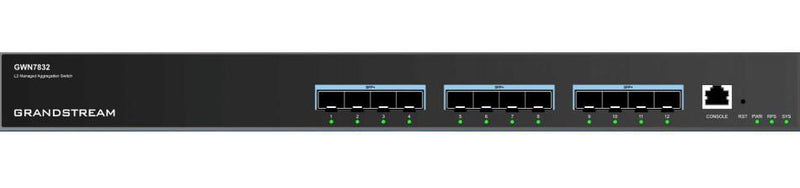 Grandstream Netzwerk-Switch – 12 Anschlüsse, hohe Geschwindigkeit