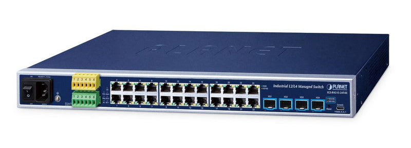 Planet Technology Netzwerk-Switch – 24 Ports, Rack-montierbar