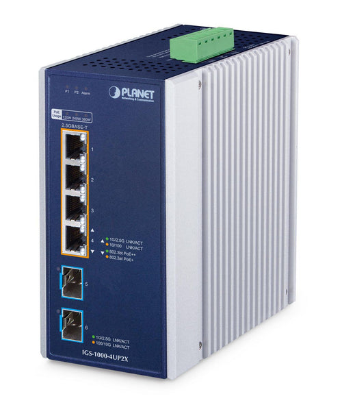Planet Technology Netzwerk-Switch – 4 Ports, PoE-fähig
