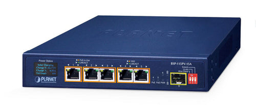 PLANET 5-Port Netzwerk-Switch – PoE+ für einfache Stromversorgung