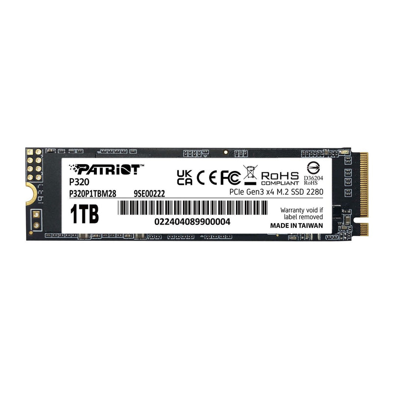 Patriot P320 SSD – 1 TB Speicher, schnelle PCIe-Verbindung