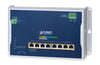Planet Technology 8-Port Netzwerkswitch – Wandmontage, robust