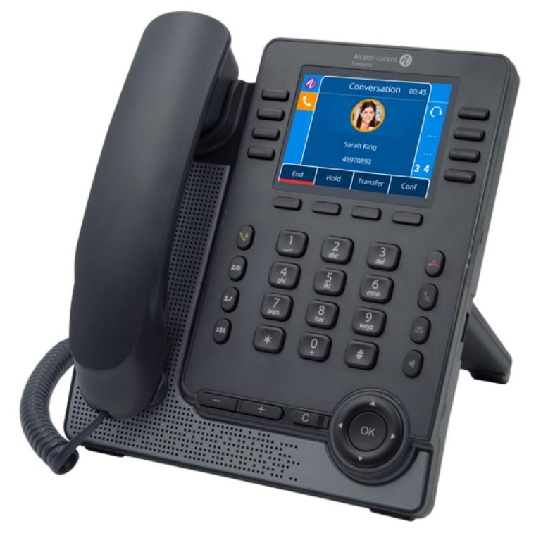 Alcatel VoIP-Telefon – Farbdisplay, Freisprecheinrichtung