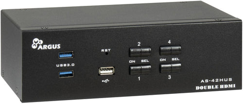 Intertech KVM-Switch – HDMI, 4 Computer gleichzeitig