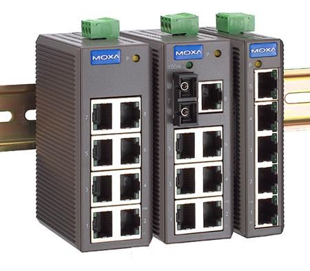 Moxa Netzwerkswitch – 5 Ports, einfache Einrichtung