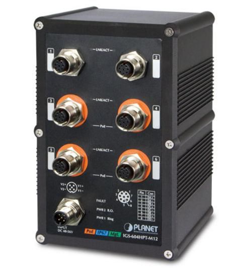 Planet Technology 4-Port Gigabit PoE Switch – robust und wetterfest