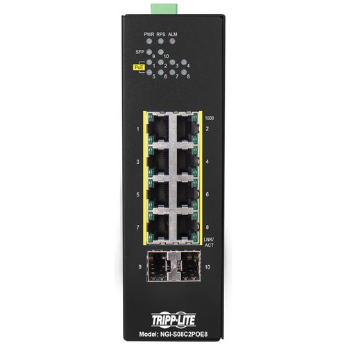Eaton Netzwerk-Switch – 8 Ports, PoE+ für flexible Stromversorgung
