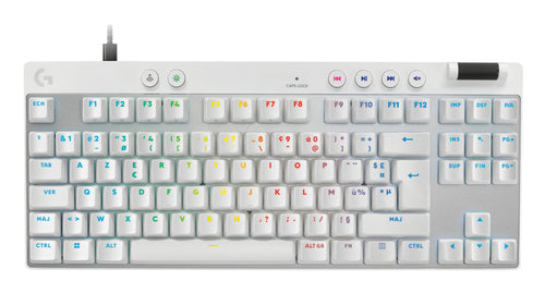 Logitech G PRO X RAPID Tastatur – Kompakt, Beleuchtet