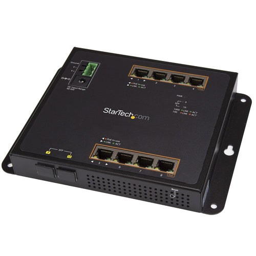 StarTech Ethernet Switch – 8 Ports mit PoE+ für schnelle Netzwerke