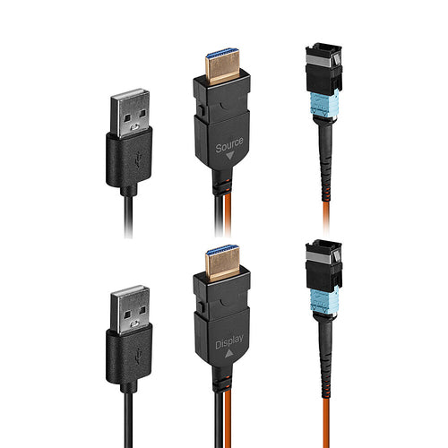 Lindy Glasfaser HDMI Extender – 100 m Kabel für 8K-Displays