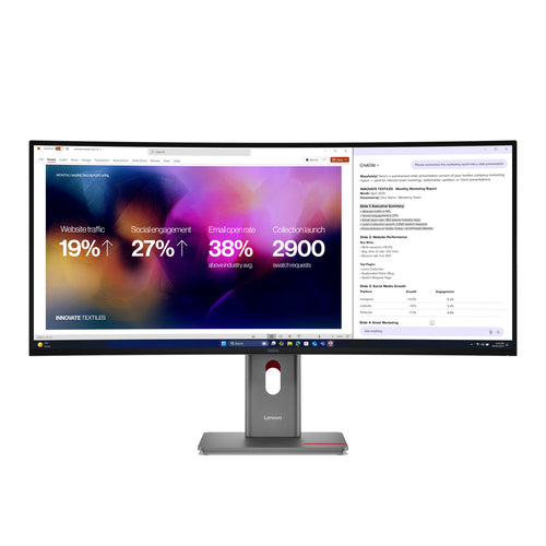 Lenovo ThinkVision Monitor – 40" gebogen, 5K-Display