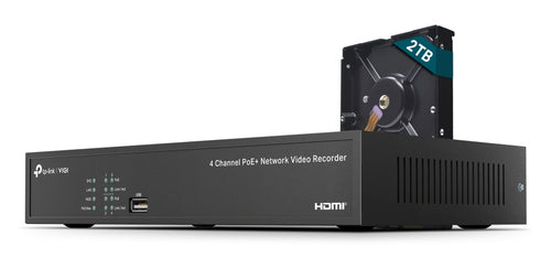 TP-LINK VIGI Netzwerkrekorder – 4 Kanäle, PoE+ Unterstützung
