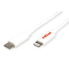 ROLINE Lightning-Kabel – 1 m, USB-C zu Lightning, Weiß