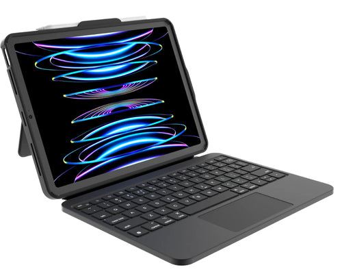 DEQSTER Prime Tastatur – Mit Trackpad, USB-C, Spritzwassergeschützt