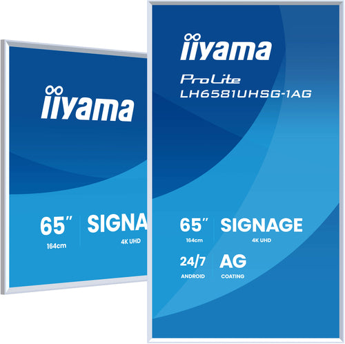 Iiyama 65" 4K Display – Integrierter Mediaplayer, Android