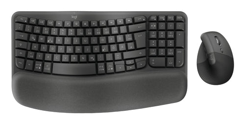 Logitech Tastatur-Maus-Set – Kabellos, Bluetooth, deutsches Layout