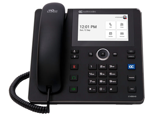 AudioCodes VoIP-Telefon – Rufnummernanzeige, 8 Leitungen