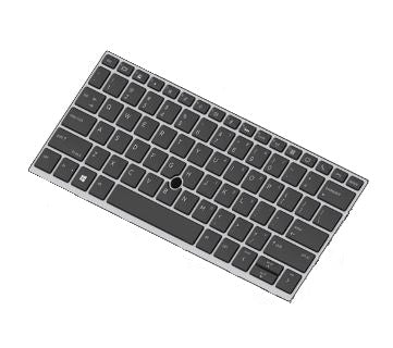 HP Ersatztastatur – Hinterleuchtet, mit Zeigestock für EliteBook